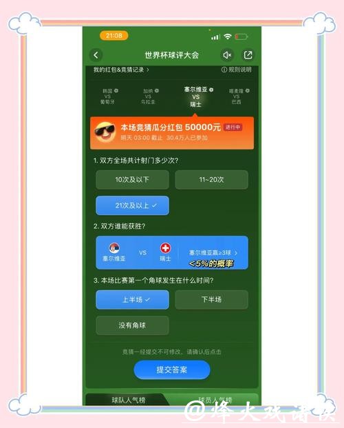 世界杯竞猜玩法策略与技巧指南 世界杯竞猜玩法策略与技巧指南